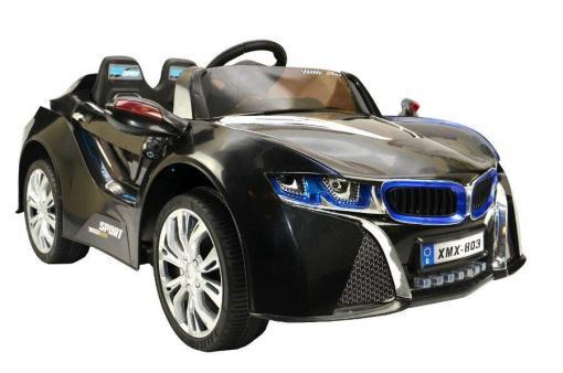 Elektro Kinderfahrzeug Kinderauto für Kinder ab 2 Jahre 12V Schwarz Lichter LED Flügeltüren-11