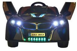Elektro Kinderfahrzeug Kinderauto für Kinder ab 2 Jahre 12V Schwarz Lichter LED Flügeltüren-4