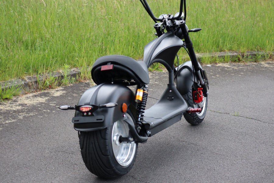 Elektro Scooter Coco Bike E-Chopper km/h ca. Straßenzulassung 2000W 60V Reichweite, 20AH 48 mit Akku | km - schnell bis | zu 50