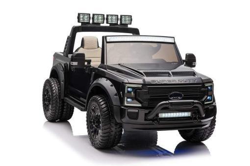 Ford F-Series Super Duty Off-Road Kinderauto - lizenziert - schwarz -1