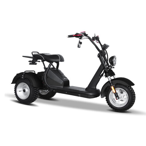 Elektro Scooter Trike mit Straßenzulassung und drei Räder HM7 Off-Road - ca. 70km Reichweite, 2 Motoren | 60V | 4000W