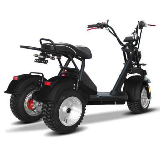 Elektro Scooter Trike mit Straßenzulassung und drei Räder HM7 Off-Road - ca. 70km Reichweite, 2 Motoren | 60V | 4000W – Bild 6