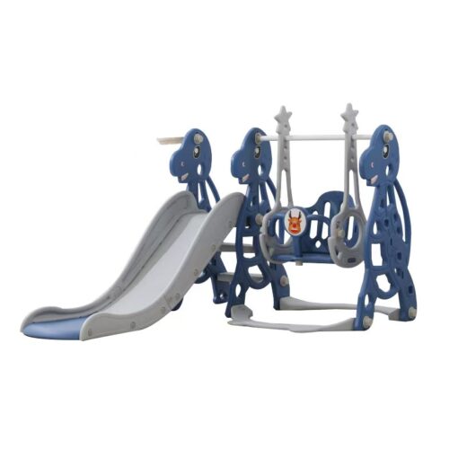 2-in-1 Kinder-Spielplatz-Set mit Rutsche und Schaukel